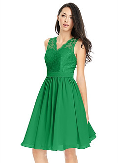 azazie emerald green